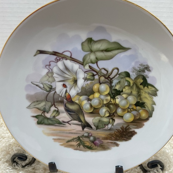 Vintage Neiman Marcus Birds and Fruit Set of 5 West Germany Elegant - Picture 4 of 16